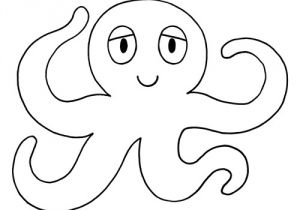Coloriage Pieuvre Facile Coloriages Coloriages Pour L été