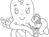 Coloriage Pieuvre Maternelle Coloriage Pieuvre Et Poisson Dessin