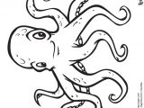 Coloriage Pieuvre Rigolote Coloriage D Une Grosse Pieuvre Timide