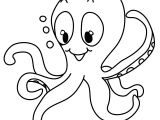 Coloriage Pieuvre Rigolote Coloriage Pieuvre