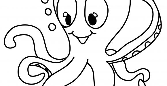 Coloriage Pieuvre Rigolote Coloriage Pieuvre