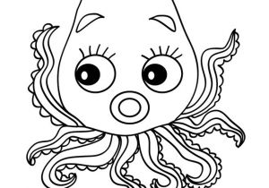 Coloriage Pieuvre Rigolote Coloriages De Pieuvres Coloriages Coloriage   Imprimer Gratuit