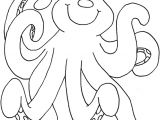 Coloriage Pieuvre Rigolote Dessin Animé Pieuvre Az Coloriage