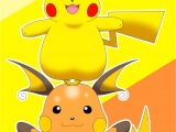 Coloriage Pikachu Et Raichu Pichu Pikachu & Raichu Electric totem Pokemon