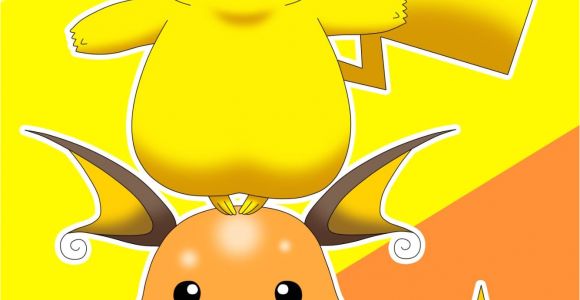 Coloriage Pikachu Et Raichu Pichu Pikachu & Raichu Electric totem Pokemon