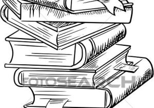Coloriage Pile De Livre Pile Livres à Bookmarks Clipart K