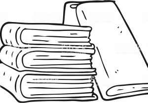 Coloriage Pile De Livre Preto E Branco Desenho Pilha De Livros Arte Vetorial De