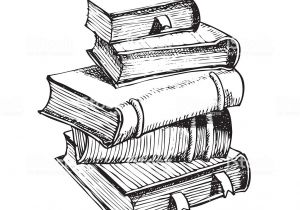 Coloriage Pile De Livre Stylo Dessin Une Pile De Livres – Cliparts Vectoriels Et