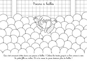 Coloriage Piscine A Balles Coloriage   Imprimer Piscine   Balles