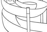 Coloriage Piscine Avec toboggan Coloriages D 39 Objets Piscine A La Piscine Dessin Deplim