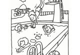 Coloriage Piscine Municipale Coloriage   La Piscine A Imprimer Gratuit