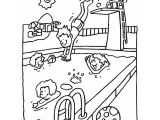 Coloriage Piscine Playmobil Coloriage   La Piscine A Imprimer Gratuit