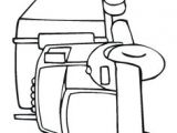 Coloriage Pistolet à Eau Truck Black White Line Art Christmas Xmas toy Scalable Vector