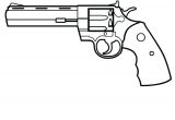 Coloriage Pistolet Mitraillette Coloriage Cowboy Et Pistolet En Couleur Dessin Gratuit A Imprimer