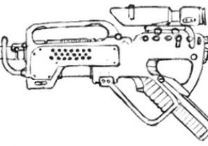 Coloriage Pistolet Mitraillette Les Pistolets Mitrailleurs Lourds