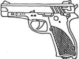 Coloriage Pistolet Mitraillette Narcocop