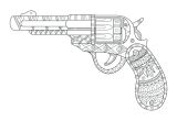 Coloriage Pistolet Police Coloriage De Pistolet Autres Coloriages Nerf Disney A Imprimer
