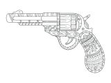 Coloriage Pistolet Police Coloriage De Pistolet Autres Coloriages Nerf Disney A Imprimer