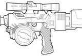 Coloriage Pistolet Police Dessins Gratuits   Colorier Coloriage Armes   Imprimer