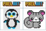 Coloriage Pixel Art A Imprimer Gratuit Fichier Mod¨les Pixel Art Pour Les Temps D Autonomie