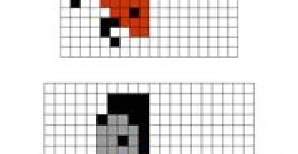 Coloriage Pixel Art A Imprimer La Symétrie Par Le Pixel Art