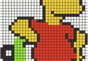 Coloriage Pixel Art Chat Coloriage Monsieur Burns the Simpsons Yarn Pinterest