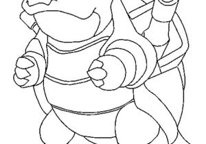 Coloriage Pixel Art En Ligne Coloriage Pokémon tortank En Ligne Gratuit   Imprimer