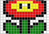 Coloriage Pixel Art Mario Diy] Schémas Des Motifs Mario Bros