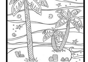 Coloriage Plage Palmier Coloriage Palmiers Sur Un Il´t
