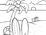 Coloriage Plage Palmier Dessins Et Coloriages Page De Coloriage Grand format   Imprimer