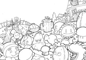 Coloriage Plante Vs Zombie Plantes Vs Zombies Coloriage Coloring Pages