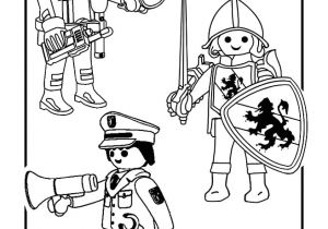 Coloriage Playmobil Policier à Imprimer Coloriage Playmobil A Imprimer