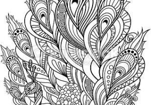 Coloriage Plume De Paon Coloriage Zen