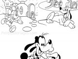 Coloriage Pluto à Imprimer Dessin Coloriage La Maison De Mickey Meublerc