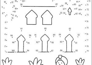 Coloriage Point Par Point Jeu Du Dessin Par Points   Colorier Tehtäviä Lapsille