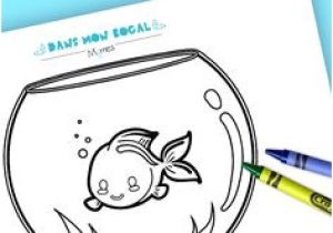 Coloriage Poisson Dans Un Bocal Les 15 Meilleures Images De Poisson D Avril