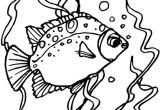 Coloriage Poisson Dans Un Bocal Poisson Coloriages Animaux Marins