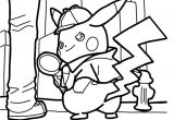 Coloriage Pokemon Detective Pikachu Dessin A Imprimer Detective Pikachu