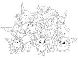 Coloriage Pokemon Famille Evoli Coloriage Evoli Et Ses évolutions