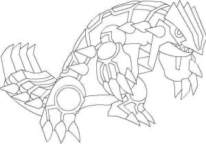Coloriage Pokemon Groudon Gratuit Coloriage En Ligne Pokemon Legendaire Brawler