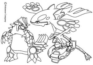 Coloriage Pokemon Groudon Kyogre Rayquaza Coloriage Pokemon Kyogre Rayquaza Groudon