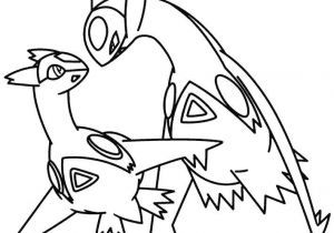 Coloriage Pokemon Latias Et Latios Pokemon Latias and Latios Coloring Page Pokemon