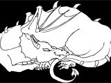 Coloriage Pokémon Légendaire Clipart Sleeping Dragon Line Art