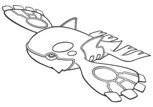 Coloriage Pokemon Legendaire Groudon Kyogre Coloriage Kyogre Pokemon   Imprimer Et Colorier