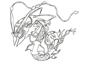 Coloriage Pokemon Mega Groudon Mega Rayquaza V 2 by Xxd17 On Deviantart