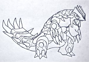 Coloriage Pokemon Mega Groudon Primal Prehistoric Groudon V 2 by Xxd17 On Deviantart