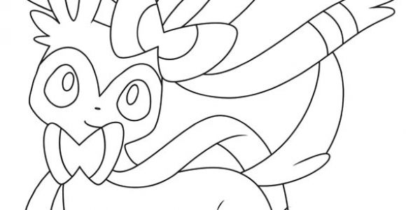 Coloriage Pokemon Nymphali Coloriage Nymphali