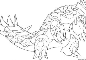 Coloriage Pokemon Primo Groudon Coloriage Primo Groudon Generation 6 Jecolorie