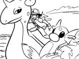 Coloriage Pokemon Type Eau Coloriage A Imprimer Pkemon Sacha Et Pikachu Sur L Eau