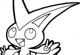Coloriage Pokemon Victini Coloriage Victini Pokemon   Imprimer